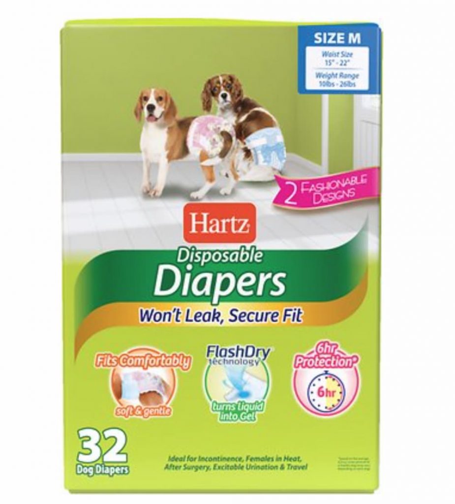 Hartz Disposable Male & Female Dog Diapers
