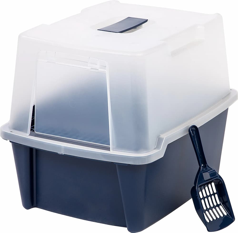IRIS USA Large Hooded Cat Litter Box