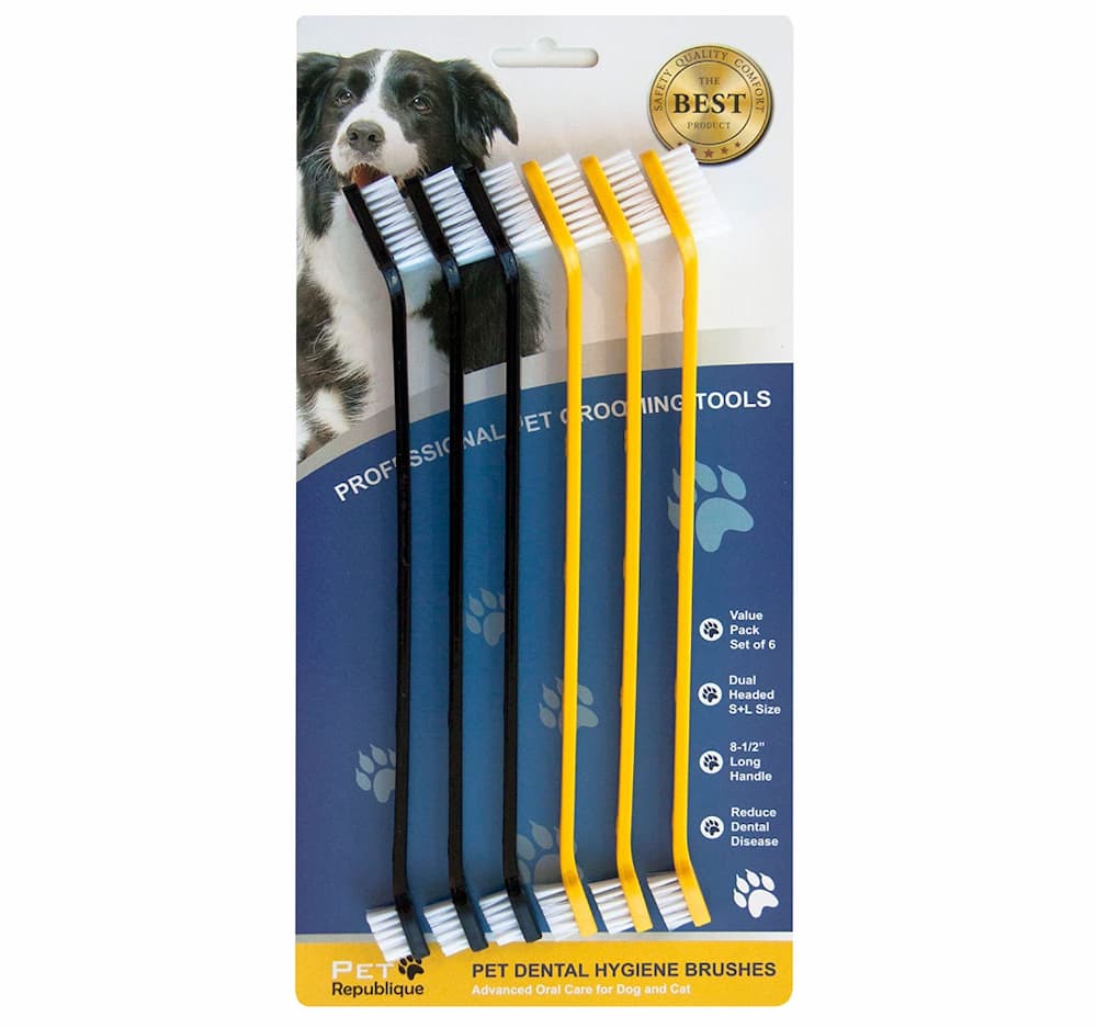 Pet Republique Dog Toothbrush Set of 6