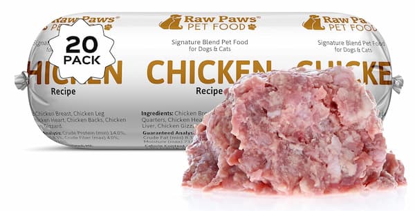 Raw Paws pet food for cats