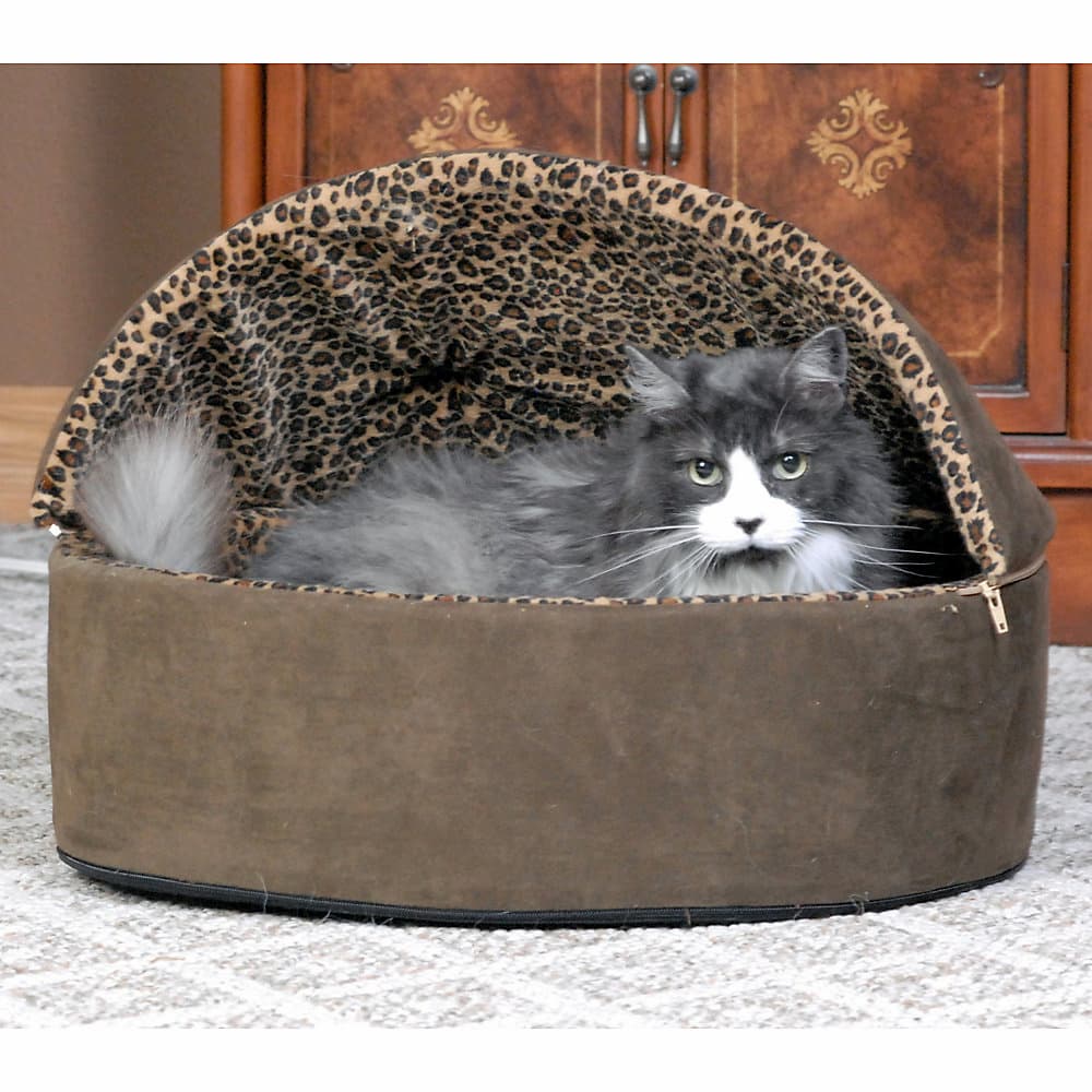 K&H Thermo-Kitty Bed Deluxe Hooded Cat Bed